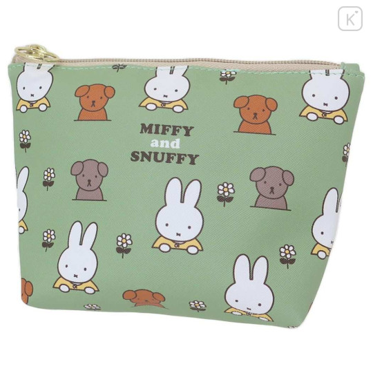Japan Miffy Boat-shaped Pouch - Green - 1