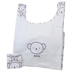 Japan Miffy Eco Shopping Bag - Boris Bear / White