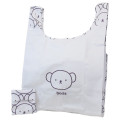 Japan Miffy Eco Shopping Bag - Boris Bear / White - 1