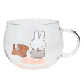 Japan Miffy Glass Mug - Light Orange - 1