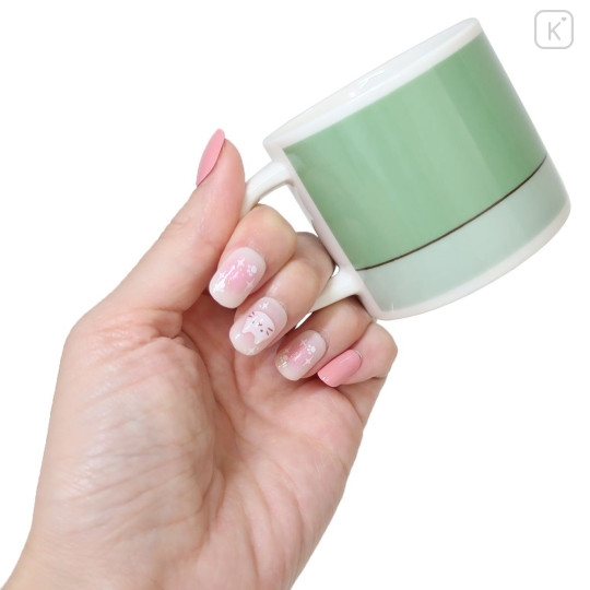 Japan Miffy Mini Porcelain Mug - Light Green - 2