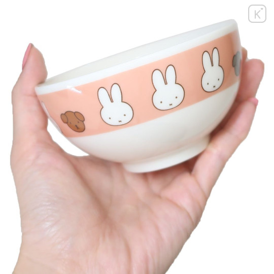 Japan Miffy Porcelain Rice Bowl - Light Orange - 2