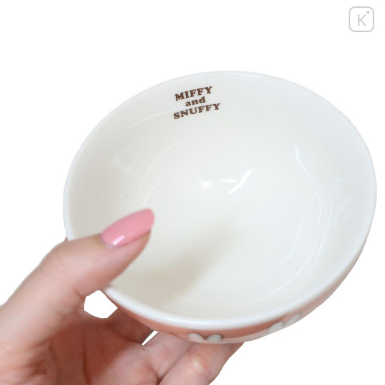 Japan Miffy Porcelain Rice Bowl - Light Orange - 3