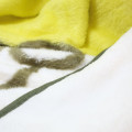 Japan Miffy Long Blanket - Yellow & White - 2