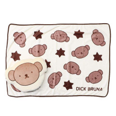 Japan Miffy Blanket in Cushion - Boris Bear / Star