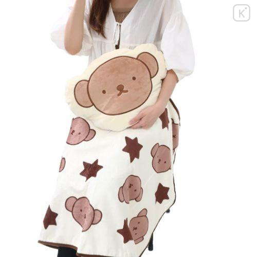 Japan Miffy Blanket in Cushion - Boris Bear / Star - 5