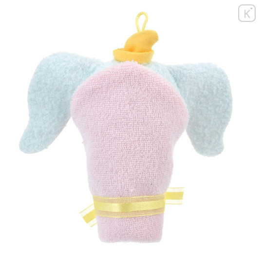 Japan Disney Store Fluffy Plush Keychain - Dumbo / Baby Swaddles Okurumi - 3