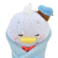 Japan Disney Store Fluffy Plush Keychain - Donald Duck : Baby Swaddles Okurumi - 6