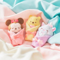 Japan Disney Store Fluffy Plush Keychain - Minnie Mouse / Baby Swaddles Okurumi - 3