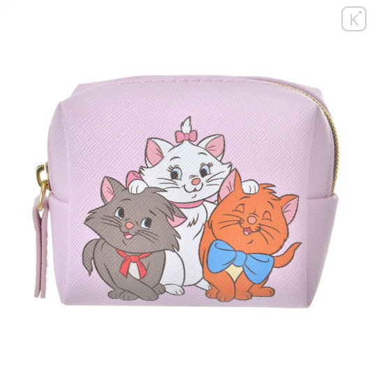 Japan Disney Store Mini Pouch - Marie Cat : Pink - 1