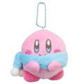 Japan Kirby Plush Keychain - Winter Warm Eyes - 1