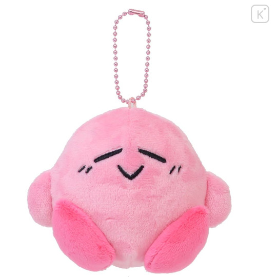 Japan Kirby Plush Keychain - Happy Eyes - 1