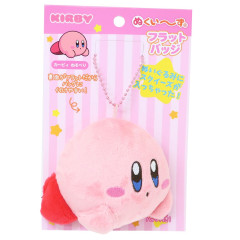 Japan Kirby Plush Keychain & Pin - Flying