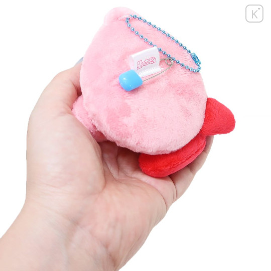 Japan Kirby Plush Keychain & Pin - Flying - 2
