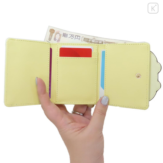 Japan San-X Tri-Fold Wallet & Coin Case - Sumikko Gurashi / Neko - 2