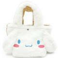 Japan Sanrio Fluffy Mini Hand Bag - Cinnamoroll - 1
