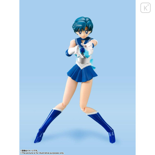 Japan Bandai S.H.Figuarts Movable Figure - Sailor Mercury / Animation Color Edition - 2
