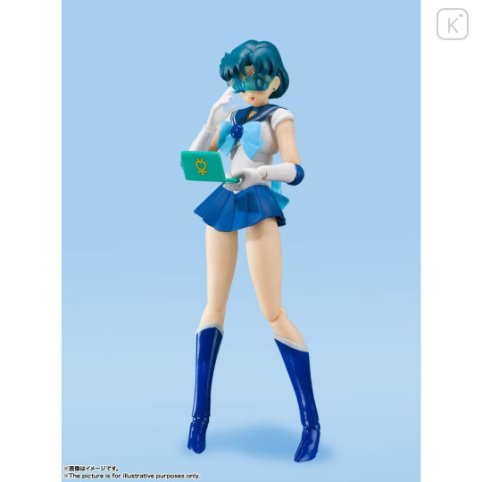 Japan Sailor Moon S.H.Figuarts Movable Figure - Sailor Mercury : Animation Color Edition - 3