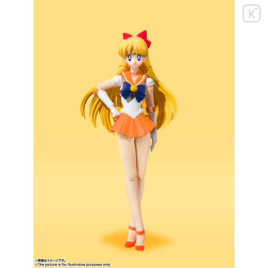Japan Sailor Moon S.H.Figuarts Movable Figure - Sailor Venus : Animation Color Edition - 4