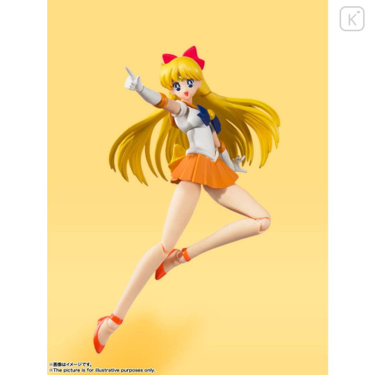 Japan Bandai S.H.Figuarts Movable Figure - Sailor Venus / Animation Color Edition - 5