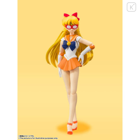 Japan Sailor Moon S.H.Figuarts Movable Figure - Sailor Venus : Animation Color Edition - 6