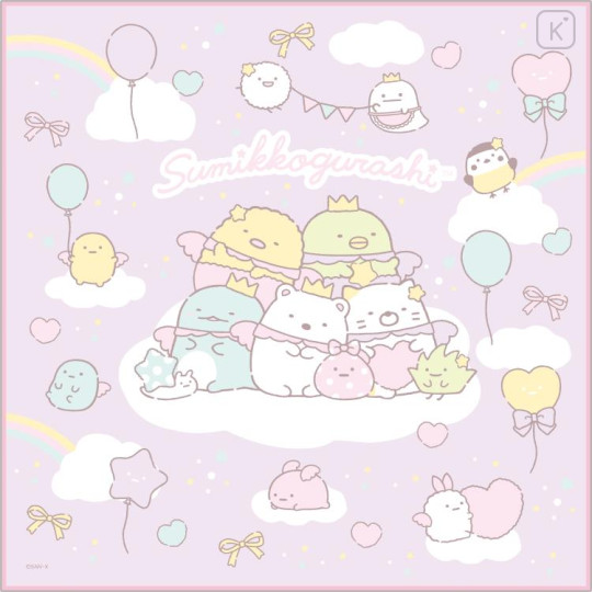 Japan San-X Lunch Napkin - Sumikko Gurashi / Balloon - 1