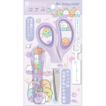 Japan San-X Scissors with Cap - Sumikko Gurashi / Purple - 1