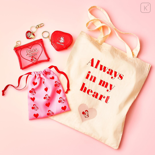 Japan Disney Store Tote Bag - Minnie Mouse / In My Heart - 8