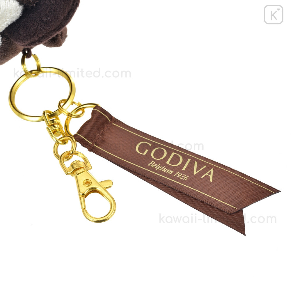 GODIVA 　ミッキーぬいぐるみ&ブラッシュキーチェーン Japan Disney Store Plush Keychain - Mickey : Godiva