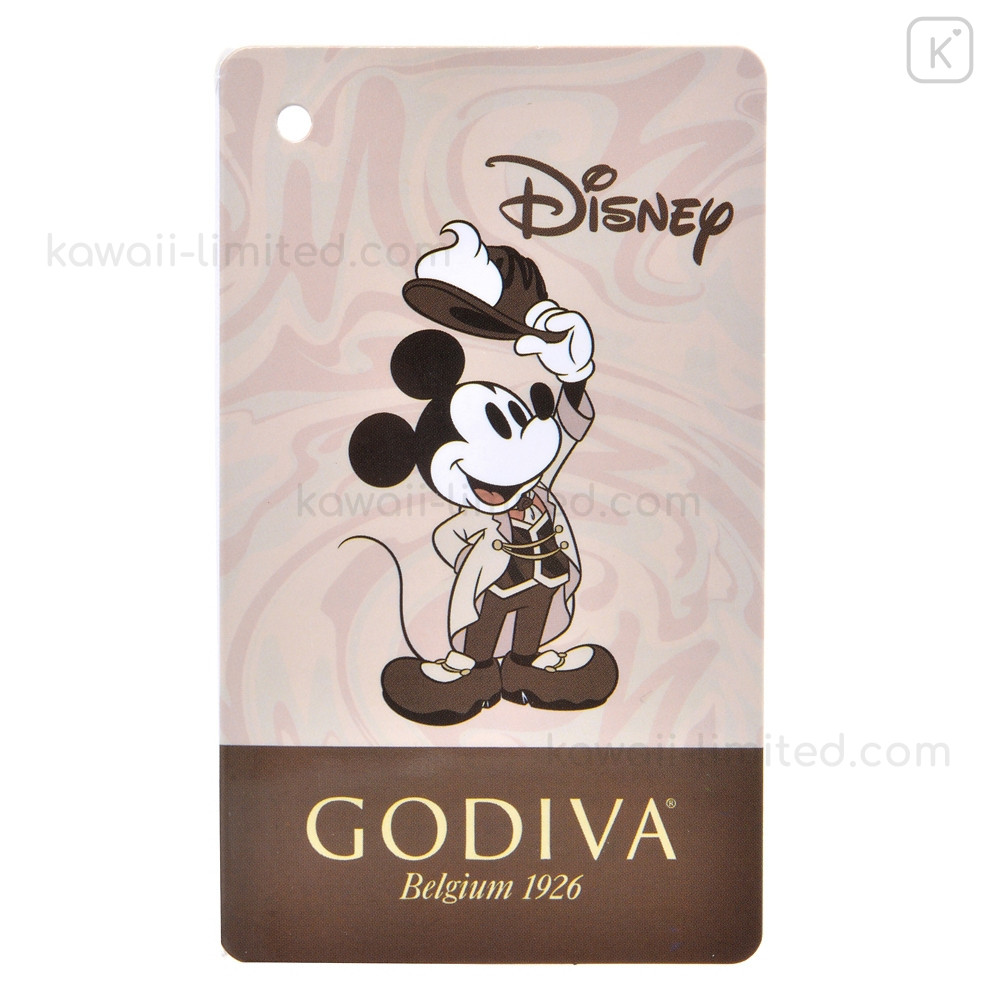 GODIVA 　ミッキーぬいぐるみ&ブラッシュキーチェーン Japan Disney Store Plush Keychain - Mickey : Godiva