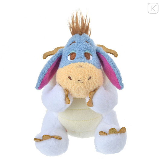 Japan Disney Store Plush Keychain - Eeyore / 2024 Year of Dragon - 5