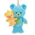 Japan Disney Store UniBearsity Plush Keychain - Ducky & Bunny - 1