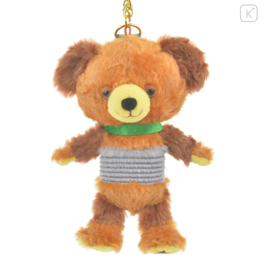 Japan Disney Store UniBearsity Plush Keychain - Slinky - 1