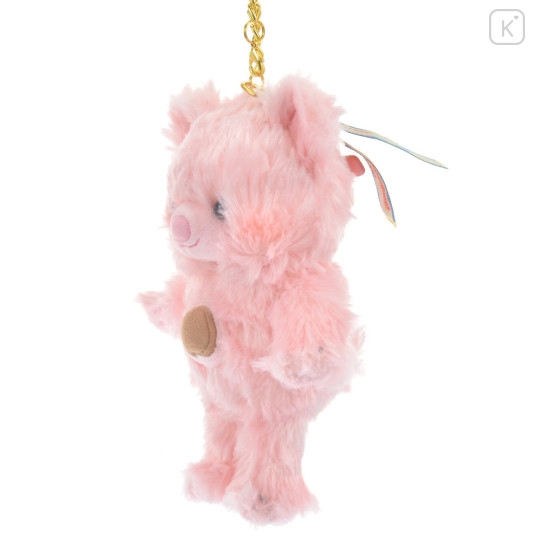 Japan Disney Store UniBearsity Plush Keychain - Hamm - 2