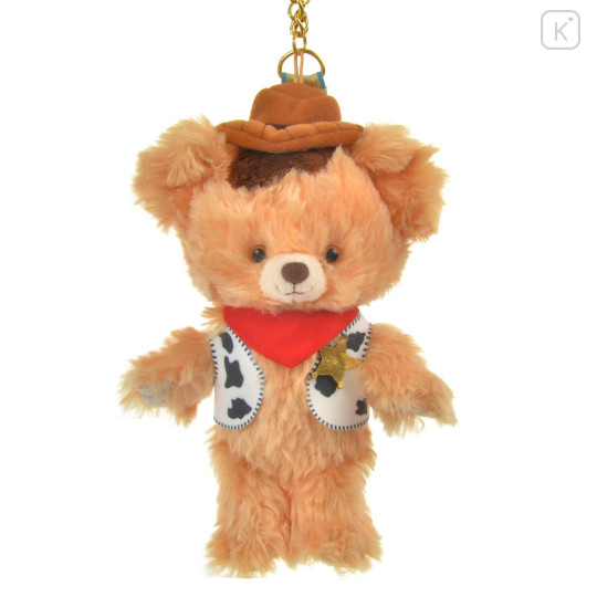 Japan Disney UniBearsity Plush Keychain - Woody - 1