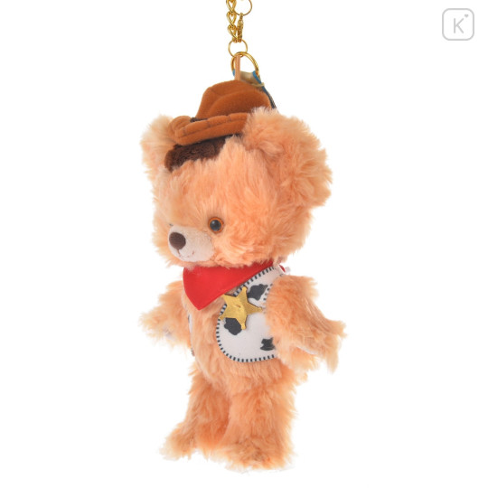 Japan Disney UniBearsity Plush Keychain - Woody - 2