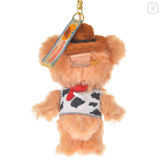 Japan Disney UniBearsity Plush Keychain - Woody - 3