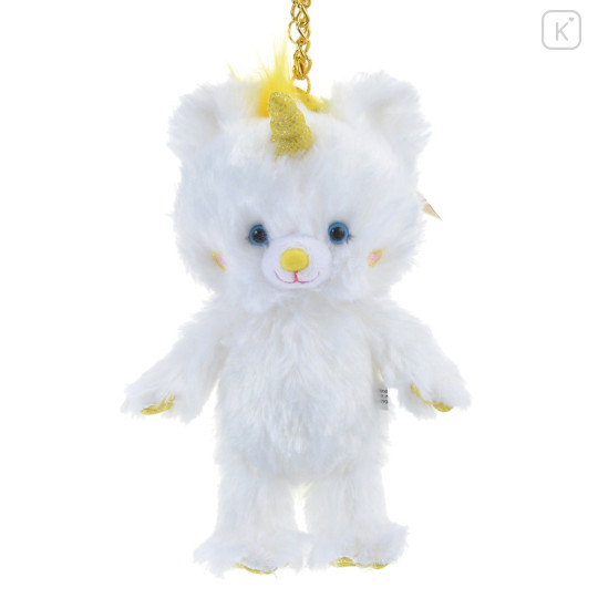 Japan Disney Store UniBearsity Plush Keychain - Buttercup - 1