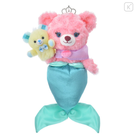 Japan Disney Store UniBearsity Plush - Ariel & Flouder / Disney Princess - 1