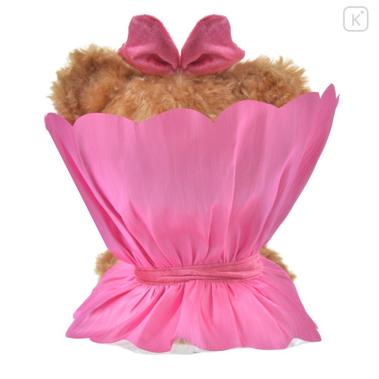 Japan Disney Store UniBearsity Plush - Pudding : Pink Bouquet Valentine - 3