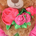 Japan Disney Store UniBearsity Plush - Pudding : Pink Bouquet Valentine - 4