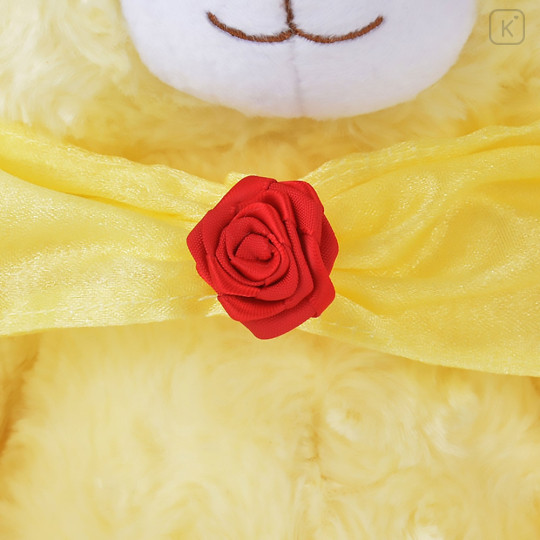 Japan Disney Store UniBearsity Plush Toy - Belle's UniBEARsity : Rouge Rose - 5