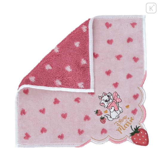 Japan Disney Store Towel Handkerchief - Marie : Love Strawberry - 2