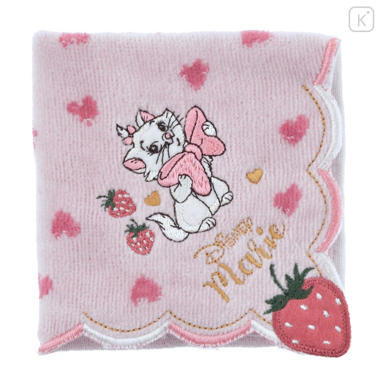 Japan Disney Store Towel Handkerchief - Marie : Love Strawberry - 3