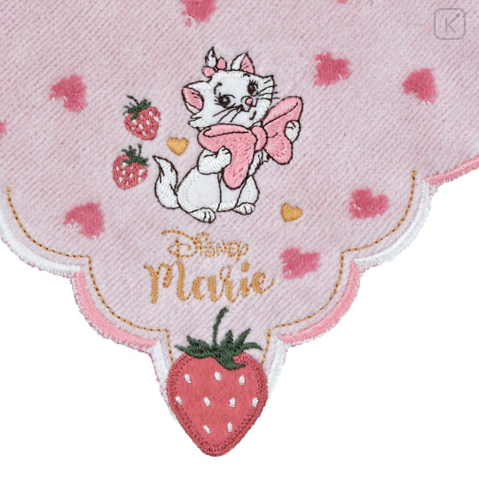 Japan Disney Store Towel Handkerchief - Marie : Love Strawberry - 4