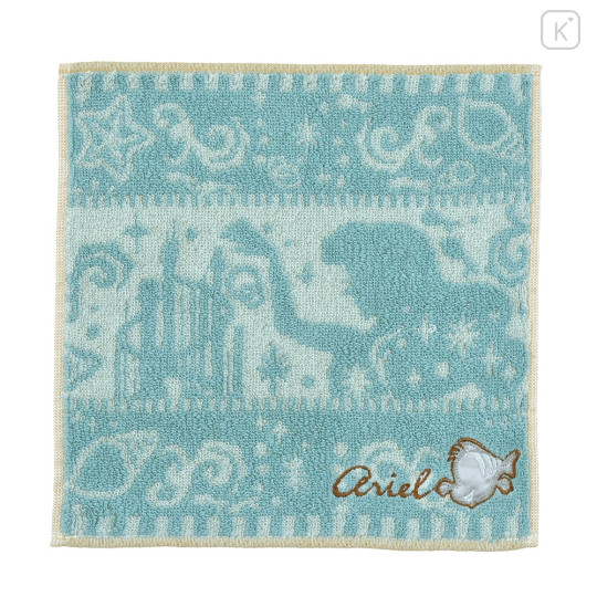 Japan Disney Store Towel Handkerchief - Ariel / Castle - 1