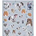 Japan Disney Store Sticker - Disney Dogs / Face - 3