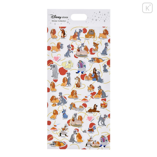 Japan Disney Store Sticker - Lady and the Tramp - 1