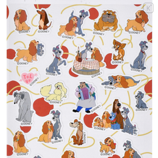 Japan Disney Store Sticker - Lady and the Tramp - 3