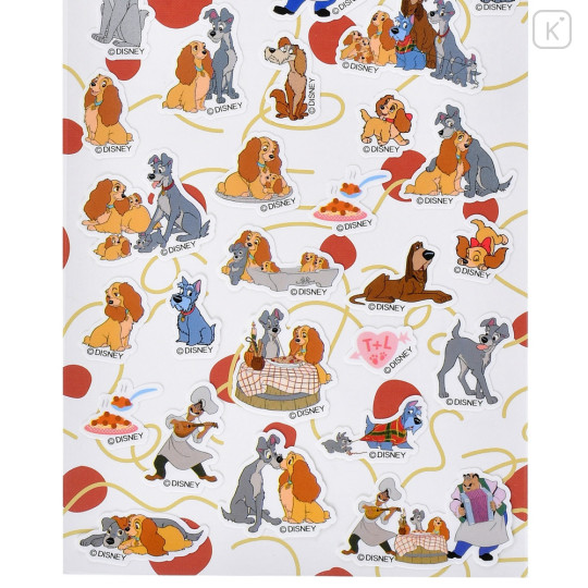 Japan Disney Store Sticker - Lady and the Tramp - 4